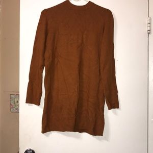 Orange Sweater Dress